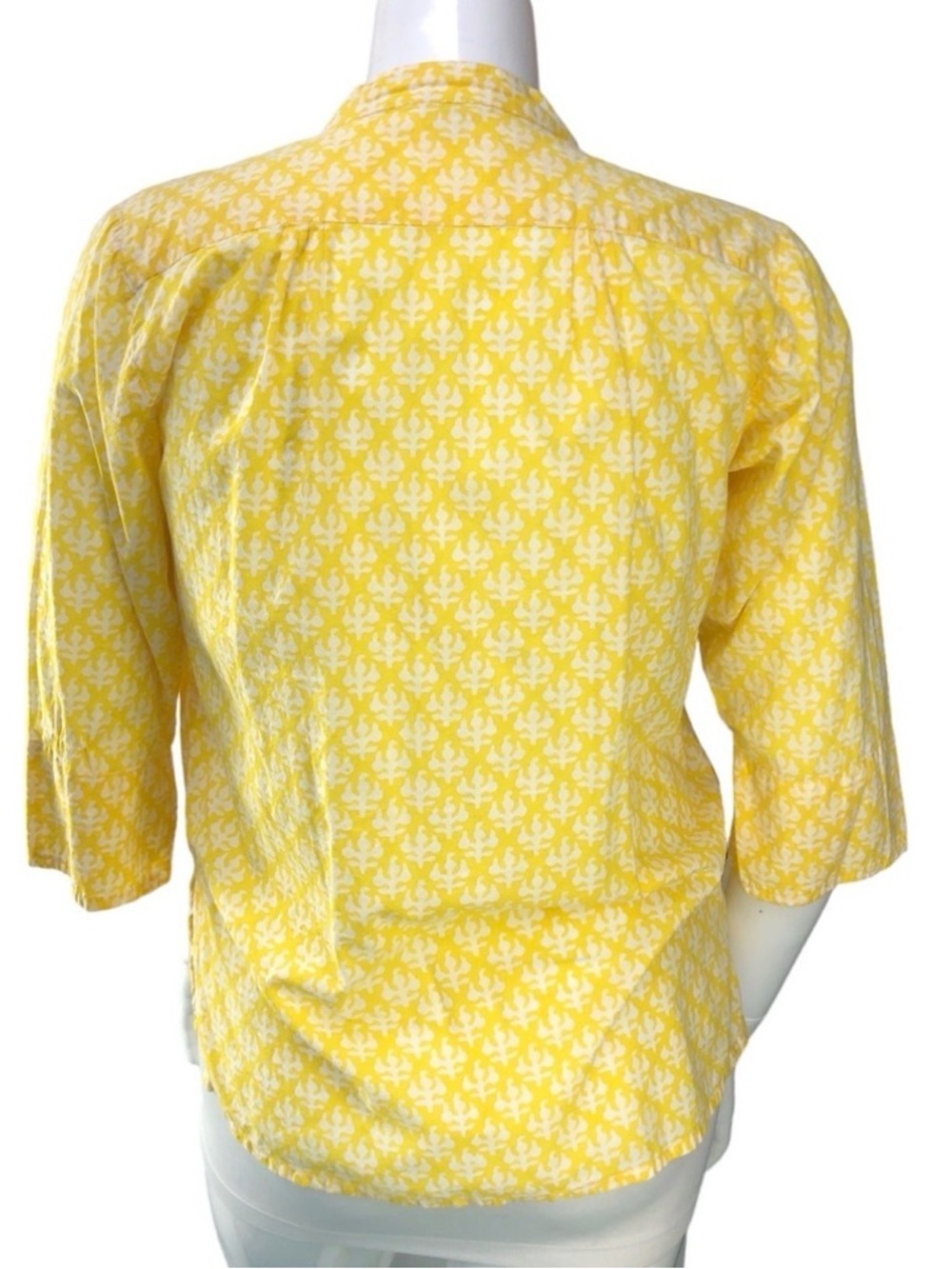 Roberta Roller Rabbit Yellow Printed Tunic Top - Picture 2 of 8
